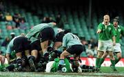 6 June 1999; Mike Mullins of Ireland is trampled by the New South Wales pack in front of Duncan McRae, 10, while Ciarán Scally of Ireland tries to bring it to the attention of the referee during the New South Wales v Ireland match at the Sydney Football Stadium, New South Wales, Australia. Photo by Matt Browne/Sportsfile
