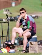 7 June 1999; Brian O'Driscoll sits out Ireland Rugby squad training at The Southport School Playing Fields, Southport, Gold Coast, Queensland, Australia. Photo by Matt Browne/Sportsfile