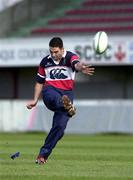 10 December 1999; Jeremy Staunton during Munster Rugby squad training at the Stade Toulouson, Le Sept Denier, in Toulouse, France. Photo by Brendan Moran/Sportsfile