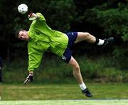 17 July 1999; Joe Murphy during a Republic of Ireland training session at Karlbergsplan in Linkoping, Sweden. Photo by David Maher/Sportsfile