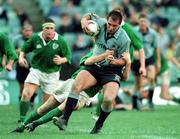 6 June 1999; Keith Gleeson of New South Wales is tackled by Ciarán Scally of Ireland during the New South Wales v Ireland match at the Sydney Football Stadium, New South Wales, Australia. Photo by Matt Browne/Sportsfile