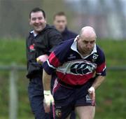 9 December 1999; Keith Wood and Anthony Foley, behind, during Munster Rugby squad training at TOEC TOAL Sports Complex in Toulouse, France. Photo by Brendan Moran/Sportsfile