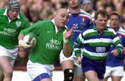 4 March 2000; Keith Wood of Ireland on his way to scoring his side's first try during the Lloyds TSB 6 Nations match between Ireland and Italy at Lansdowne Road in Dublin. Photo by Matt Browne/Sportsfile