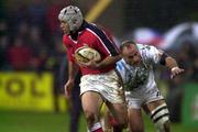 18 December 1999; Mike Mullins of Munster in action against Marc Del Maso of Colomiers during the Heineken Cup Pool 4 Round 4 match between Munster and Colomiers at Musgrave Park in Cork. Photo by Brendan Moran/Sportsfile