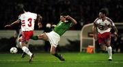 17 November 1999; Niall Quinn of Republic of Ireland during the UEFA European Championships Qualifier Play-Off Second Leg match between Turkey and Republic of Ireland at Ataturk Stadium in Bursa, Turkey. Photo by Brendan Moran/Sportsfile