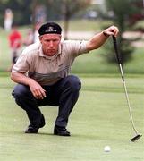 31 July 1999; Per Ulrik Johansson lines up a putt on the 2rd green during day two of the Smurfit European Open at the K-Club in Straffan, Kildare. Photo by Matt Browne/Sportsfile