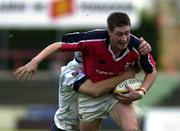 11 December 1999; Ronan O'Gara of Munster in action against David Skrela of Colomiers during the Heineken Cup Pool 4 Round 3 match between Colomiers and Munster at Stade Toulousien in Toulouse, France. Photo by Brendan Moran/Sportsfile