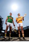 31 May 2016; James Toher of Meath and Conor Carson of Antrim in attendance at the Christy Ring, Nicky Rackard & Lory Meagher Finals media event. Croke Park, Dublin. Photo by Sam Barnes/Sportsfile