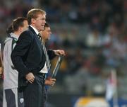 22 August 2007; Steve Staunton, Republic of Ireland manager, during the game. International Friendly, Denmark v Republic of Ireland, Atletion Stadium, Aarhus, Denmark. Picture credit: David Maher / SPORTSFILE