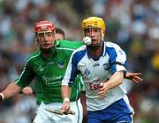 12 August 2007; Eoin Murphy, Waterford, in action against Andrew O'Shaughnessy, Limerick. Guinness All-Ireland Senior Hurling Championship Semi-Final, Limerick v Waterford, Croke Park, Dublin. Picture credit; Ray McManus / SPORTSFILE