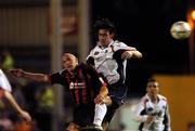 24 August 2007; Jason Gavin, Drogheda United, in action against Glen Crowe, Bohemians. eircom League of Ireland, Bohemians v Drogheda United, Richmond Park, Dublin. Picture credit: David Maher / SPORTSFILE