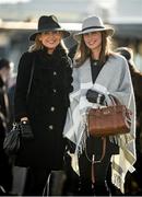 28 December 2014; Orlagh O'Connell, left, and Ciara O'Connell from Kilmore, Co. Tipperary. Leopardstown Christmas Festival, Leopardstown, Co. Dublin. Photo by Sportsfile
