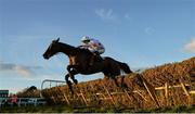 29 December 2014; Carrigmoorna Rock, with Philip Enright up, on their way to winning the IFG/Willis E.B.F. Mares Hurdle. Leopardstown Christmas Festival, Leopardstown, Co. Dublin. Picture credit: Barry Cregg / SPORTSFILE