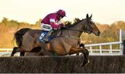 29 December 2014; Don Poli, with Bryan Cooper up,  jumps the last on their way to winning the Topaz Novice Steeplechase. Leopardstown Christmas Festival, Leopardstown, Co. Dublin. Picture credit: Barry Cregg / SPORTSFILE