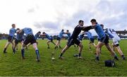 1 January 2015; Members of the Dublin team during the warm down after victory over the Dubs Stars. Dublin v Dubs Stars - Herald / Dublin Bus Football Challenge 2015. Parnells GAA Club, Dublin. Picture credit: David Maher / SPORTSFILE
