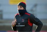 2 January 2015; Ulster's Dan Tuohy during their captain's run ahead of their side's Guinness PRO12, round 12, match against Leinster on Saturday. Kingspan Stadium, Ravenhill Park, Belfast, Co. Antrim. Picture credit: Oliver McVeigh / SPORTSFILE