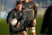 2 January 2015; Ulster's Wiehahn Herbst during their captain's run ahead of their side's Guinness PRO12, round 12, match against Leinster on Saturday. Kingspan Stadium, Ravenhill Park, Belfast, Co. Antrim. Picture credit: Oliver McVeigh / SPORTSFILE