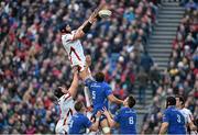 3 January 2015; Dan Tuohy, Ulster, wins possession in a lineout. Guinness PRO12 Round 12, Leinster v Ulster. RDS, Ballsbridge, Dublin. Picture credit: Matt Browne / SPORTSFILE