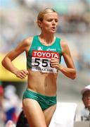 25 August 2007; Ireland's Roisin McGettigan competing in the heats of the Women's 3000m Steeplechase where she finished in a time of 9.39.41 to qualify for Monday's final. The 11th IAAF World Championships in Athletics, Nagai Stadium, Osaka, Japan. Picture credit: Brendan Moran / SPORTSFILE  *** Local Caption ***