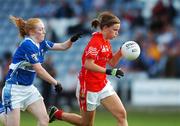 25 August 2007; Laura McMahon, Cork, in action against Patricia Fogarty, Laois. TG4 All-Ireland Senior Ladies Football Championship Semi-Final, Cork v Laois, O'Moore Park, Portlaoise. Photo by Sportsfile  *** Local Caption ***
