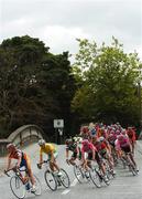 26 August 2007; The peloton cross a bridge on the approach to Lucan, Co. Kildare. Tour of Ireland, Stage 5, Athlone to Dublin. Picture credit: Stephen McCarthy / SPORTSFILE