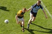 26 August 2007; Colm Cooper, Kerry, in action against Paul Griffin, Dublin. Bank of Ireland All-Ireland Senior Football Championship Semi-Final, Dublin v Kerry, Croke Park, Dublin. Picture credit: Pat Murphy / SPORTSFILE