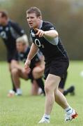 28 August 2007; Ireland's Gordon D'Arcy in action during squad training. Ireland Rugby Squad Training, St Gerard's School, Bray, Co. Wicklow. Picture Credit; Brian Lawless / SPORTSFILE
