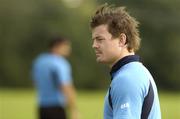 29 August 2007; Ireland captain Brian O'Driscoll during squad training. Ireland Rugby Squad Training, St Gerard's School, Bray, Co. Wicklow. Picture Credit; Matt Browne / SPORTSFILE