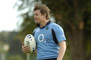 29 August 2007; Ireland captain Brian O'Driscoll during squad training. Ireland Rugby Squad Training, St Gerard's School, Bray, Co. Wicklow. Picture Credit; Matt Browne / SPORTSFILE
