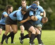 29 August 2007; Ireland's Rory Best is tackled by Alan Quinlan and Donncha O'Callaghan during squad training. Ireland Rugby Squad Training, St Gerard's School, Bray, Co. Wicklow. Picture Credit; Matt Browne / SPORTSFILE