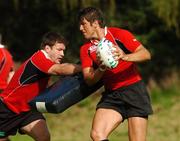 30 August 2007; Ireland's Donncha O'Callaghan in action against Bryan Young during squad training. Ireland Rugby Squad Training, St Gerard's School, Bray, Co. Wicklow. Picture Credit; Matt Browne / SPORTSFILE