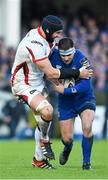 3 January 2015; Fergus McFadden, Leinster, is tackled by Dan Tuohy, Ulster. Guinness PRO12 Round 12, Leinster v Ulster. RDS, Ballsbridge, Dublin. Picture credit: Stephen McCarthy / SPORTSFILE