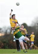 3 January 2015; Tadhg O'Rourke, Roscommon, in action against Barry O'Sullivan, Kerry. Roscommon v Kerry, Hastings Cup 2015 Group 2 Round 1. Gort GAA Grounds, Gort, Co. Galway. Picture credit: Pat Murphy / SPORTSFILE