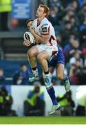 3 January 2015; Peter Nelson, Ulster, in action against Dave Kearney, Leinster. Leinster v Ulster, Guinness PRO12 Round 12. RDS, Ballsbridge, Dublin. Picture credit: Ramsey Cardy / SPORTSFILE