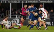 3 January 2015; Jack Conan, Leinster, is tackled by Sean Reidy, Ulster. Leinster v Ulster, Guinness PRO12 Round 12. RDS, Ballsbridge, Dublin. Picture credit: Stephen McCarthy / SPORTSFILE