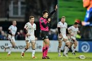 3 January 2015; Referee Marius Mitrea. Leinster v Ulster, Guinness PRO12 Round 12. RDS, Ballsbridge, Dublin. Picture credit: Ramsey Cardy / SPORTSFILE