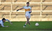 4 January 2015; Nigel Bracken, Offaly, shoots to score the opening goal of the game after rounding Eoin Culliton, Laois. Bord na Mona O'Byrne Cup, Group A, Round 1, Offaly v Laois. O'Connor Park, Tullamore, Co. Offaly. Picture credit: Barry Cregg / SPORTSFILE