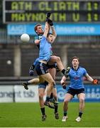 4 January 2015; EmmettO'Conghaile, Dublin, in action against George Hannigan, Maynooth University. O'Byrne Cup, Group A, Round 1, Dublin v Maynooth University. Parnell Park, Dublin. Picture credit: Pat Murphy / SPORTSFILE