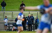 4 January 2015; New Waterford manager Tom McGlinchey, centre, shouts at his players during the second half. McGrath Cup, Preliminary Round, Waterford v University of Limerick, Waterford Institute of Technology Grounds, Carriganore, Waterford. Picture credit: Brendan Moran / SPORTSFILE