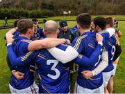 4 January 2015; The Wicklow manager Johnny Magee speaking to his players at half-time. Bord na Mona O'Byrne Cup, Group D, Round 1, Wicklow v Carlow IT. Blessington, Co. Wicklow.  Picture credit: Ray McManus / SPORTSFILE