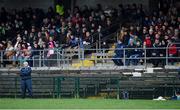4 January 2015; Fermanagh GAA manager Peter McGrath watches the game. Bank of Ireland Dr McKenna Cup Round 1, Fermanagh v QUB. Brewster Park, Enniskillen Co. Fermanagh. Picture credit: Philip Fitzpatrick/ SPORTSFILE