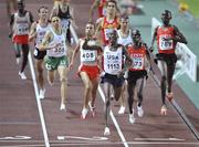 29 August 2007; Bernard Lagat, 1113, of USA, comes home ahead of the field to win the Men's 1500m Final in a time of 3.34.77. The 11th IAAF World Championships in Athletics, Nagai Stadium, Osaka, Japan. Picture credit: Brendan Moran / SPORTSFILE  *** Local Caption ***