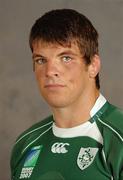 29 August 2007; Donncha O'Callaghan, Ireland. Pre-Rugby World Cup 2007 Squad Portraits, Fitzpatrick Castle Hotel, Killiney, Co. Dublin. Picture credit: Matt Browne / SPORTSFILE