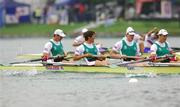 30 August 2007; The Irish Heavyweight Men's Four (M4-), left to right, Sean O'Neill, bow, Cormac Folan, 2nd seat, Sean Casey, 3rd seat, and Alan Martin, stroke, in action during the Men's four semi-final during the 2007 World Rowing Championships, Oberschleissheim, Munich, Germany. Picture credit: David Maher / SPORTSFILE