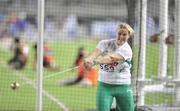 30 August 2007; Ireland's Eileen O'Keeffe competing in the Women's Hammer Final where she threw a distance of 70.93 metres and finished in 6th place overall. The 11th IAAF World Championships in Athletics, Nagai Stadium, Osaka, Japan. Picture credit: Brendan Moran / SPORTSFILE  *** Local Caption ***