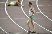 30 August 2007; Ireland's Alistair Cragg leaves the track after his heat of the Men's 5000m where he finished 13th in a time of 13:59.45. The 11th IAAF World Championships in Athletics, Nagai Stadium, Osaka, Japan. Picture credit: Brendan Moran / SPORTSFILE  *** Local Caption ***