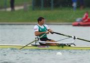 31 August 2007; Sean Jacob, Ireland, in action during the Men's Heavyweight Single Sculls C Final, at the 2007 World Rowing Championships, Oberschleissheim, Munich, Germany. Picture credit: David Maher / SPORTSFILE