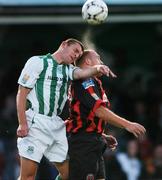 31 August 2007; Ray Kenny, Bray Wanderers, in action against Glen Crowe, Bohemians. eircom League of Ireland Premier Division, Bray Wanderers v Bohemians, Carlisle Grounds, Bray, Co. Wicklow. Picture Credit; Matt Browne / SPORTSFILE