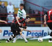 31 August 2007; David Mooney, Longford Town, in action against Barry Ferguson, Shamrock Rovers. eircom League of Ireland Premier Division, Shamrock Rovers v Longford Town, Tolka Park, Dublin. Picture Credit; Paul Mohan / SPORTSFILE