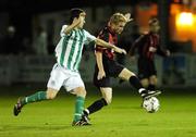 31 August 2007; John Paul Kelly, Bohemians, in action against Alan Cawley, Bray Wanderers. eircom League of Ireland Premier Division, Bray Wanderers v Bohemians, Carlisle Grounds, Bray, Co. Wicklow. Picture Credit; Matt Browne / SPORTSFILE